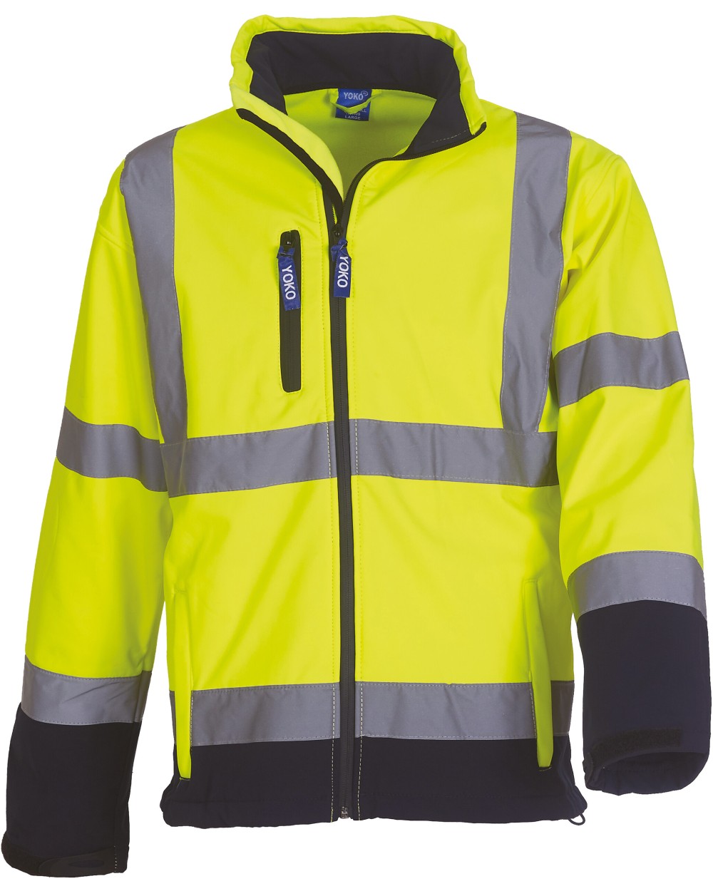 YOKO Hi-Vis Softshell Jacket Softshells personalisierbar