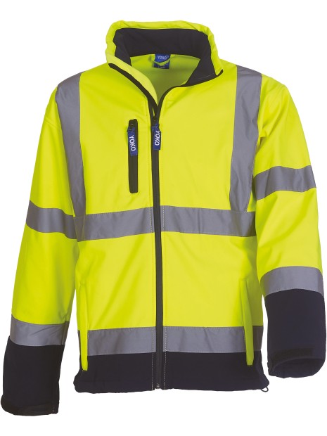 YOKO Veste softshell haute visibilité /api/colors/949c44e5-3e5e-4ec0-b861-c892bca4610f personnalisable
