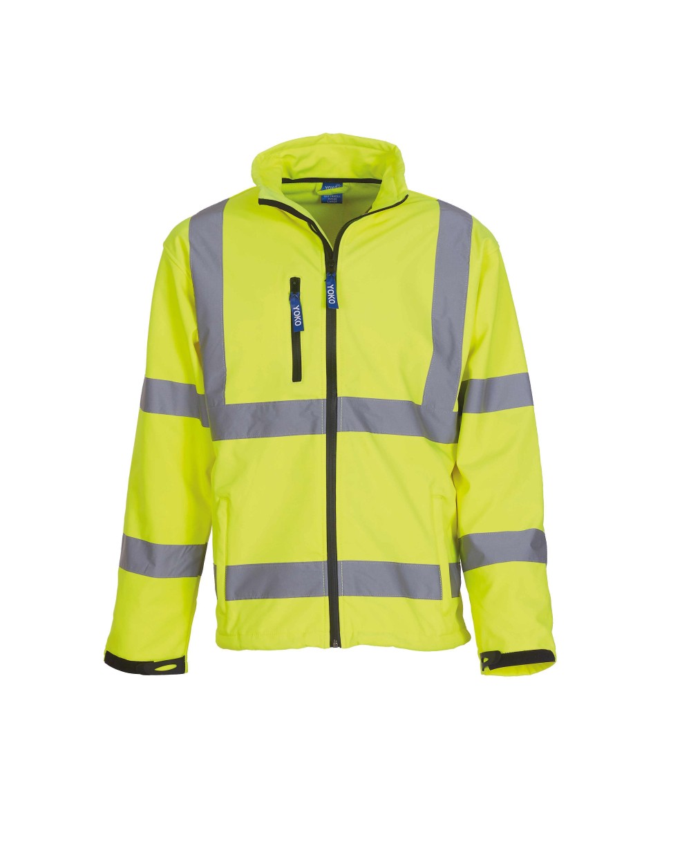Softshells personnalisable YOKO Veste softshell haute visibilité