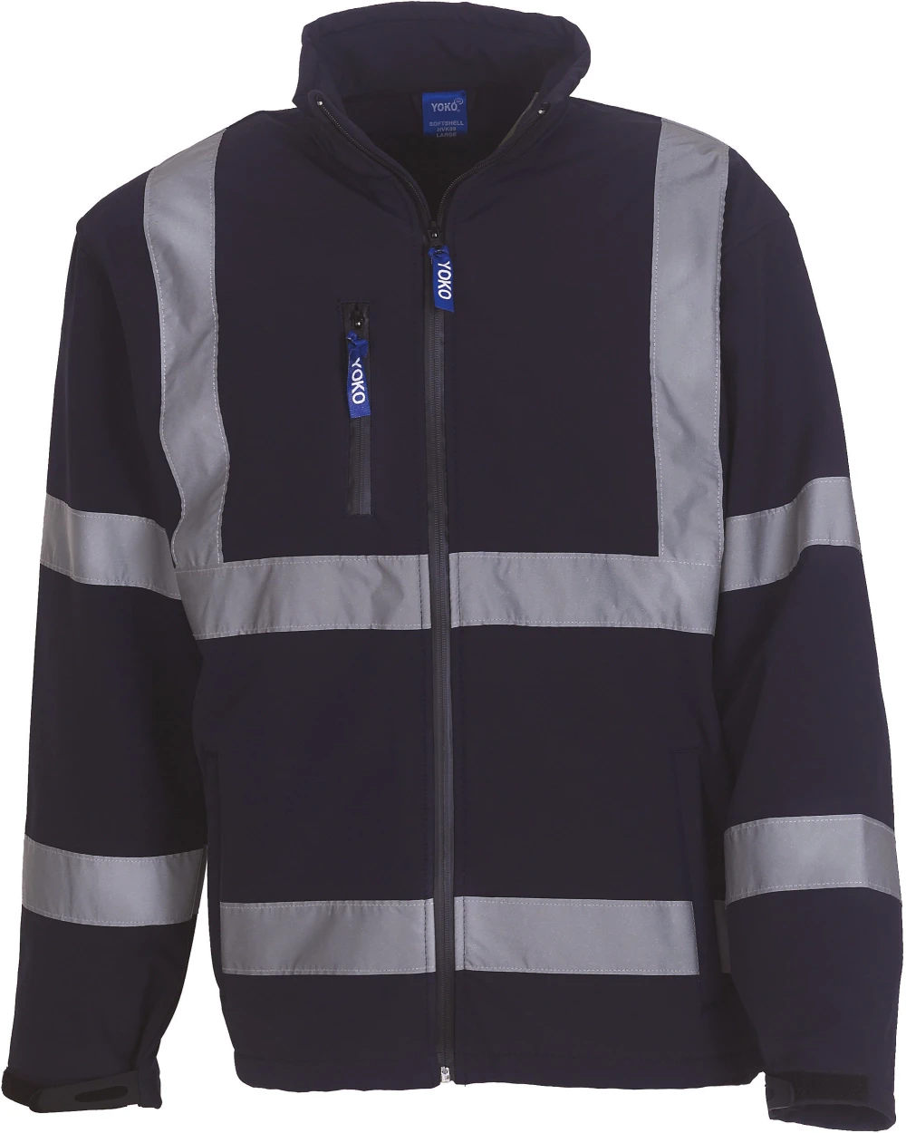 Softshells personnalisable YOKO Veste softshell haute visibilité