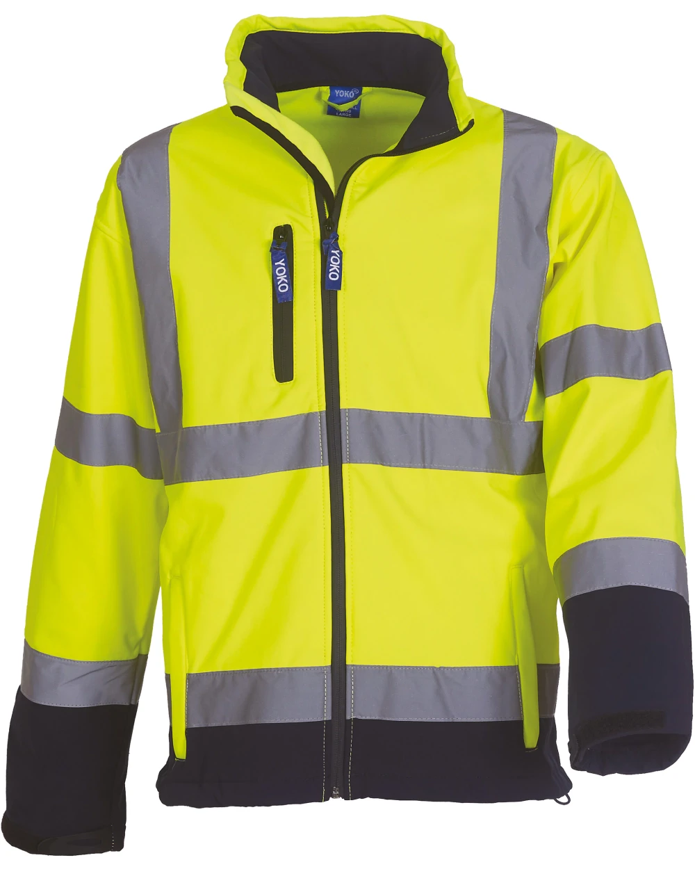 Softshells personnalisable YOKO Veste softshell haute visibilité