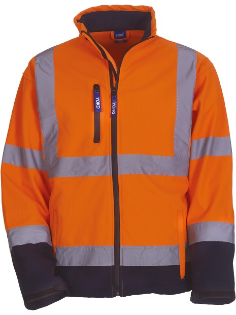 YOKO Veste softshell haute visibilité /api/colors/1f0ccf35-3755-48d9-b915-5e5175c1ca73 personnalisable