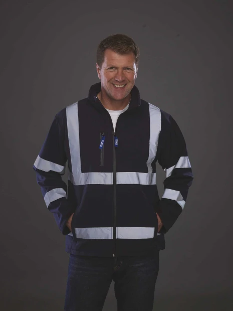 Softshells à personnaliser YOKO Veste softshell haute visibilité 