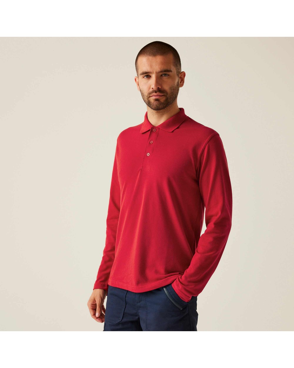 Polo's REGATTA Pro 65/35 Long Sleeve Polo voor bedrukking &amp; borduring