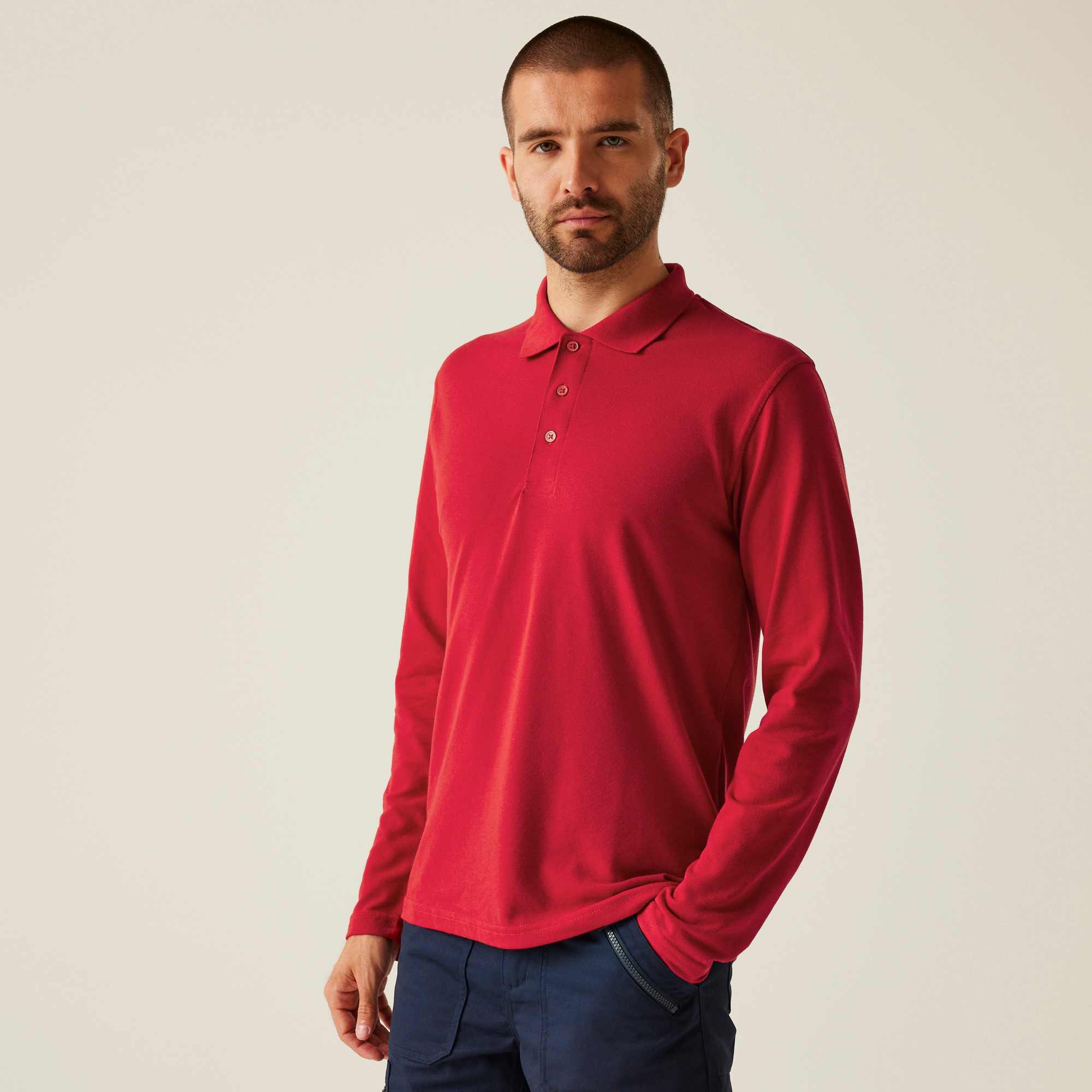 Polos personnalisable REGATTA Pro 65/35 Long Sleeve Polo