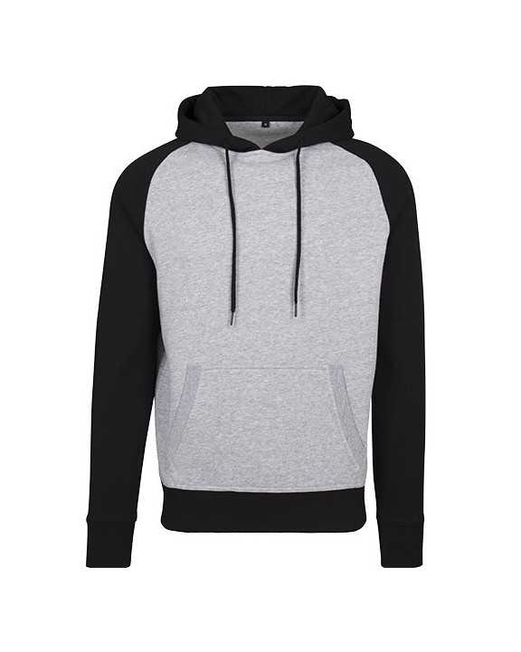 BUILD YOUR BRAND RAGLAN HOODY Sweatshirts personalisierbar
