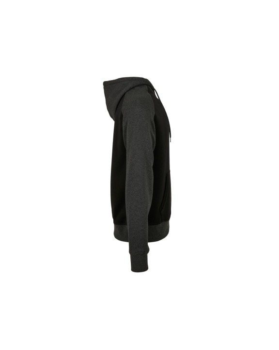 BUILD YOUR BRAND RAGLAN HOODY Sweatshirts personalisierbar