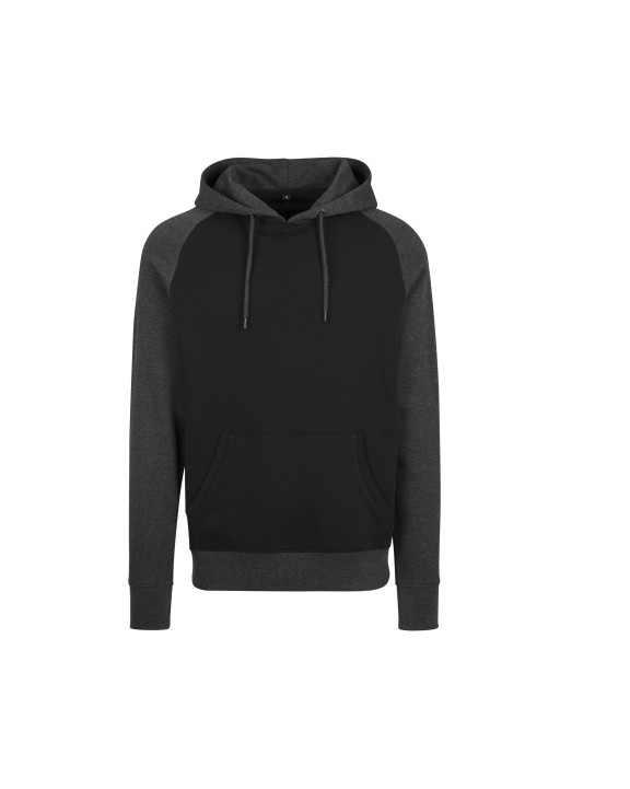 BUILD YOUR BRAND RAGLAN HOODY Sweatshirts personalisierbar