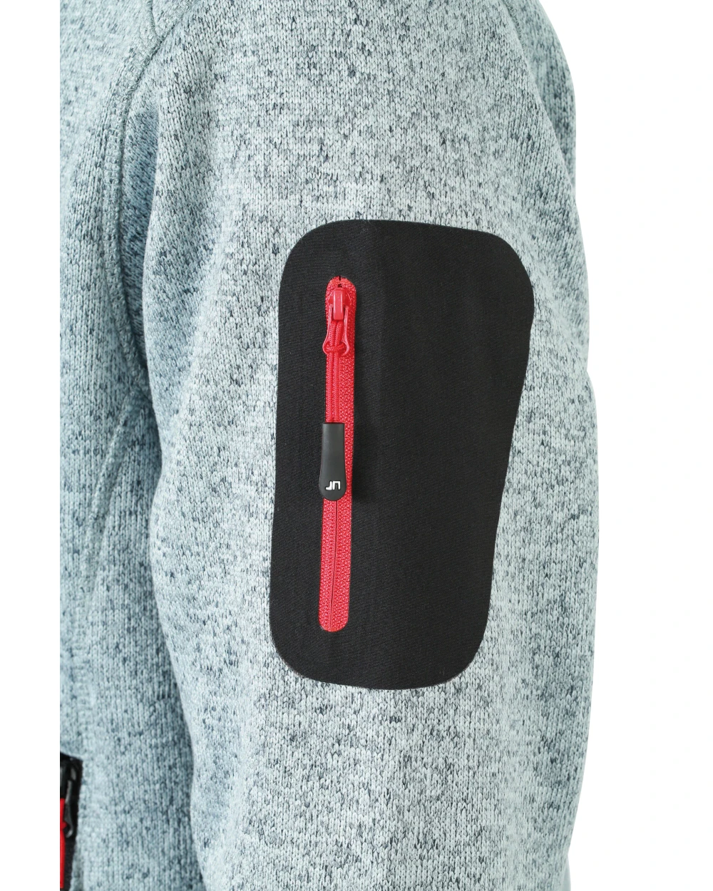 Polar Fleeces JAMES & NICHOLSON Men`s Knitted Fleece Jacket voor bedrukking &amp; borduring