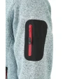 Polar Fleeces JAMES & NICHOLSON Men`s Knitted Fleece Jacket voor bedrukking &amp; borduring