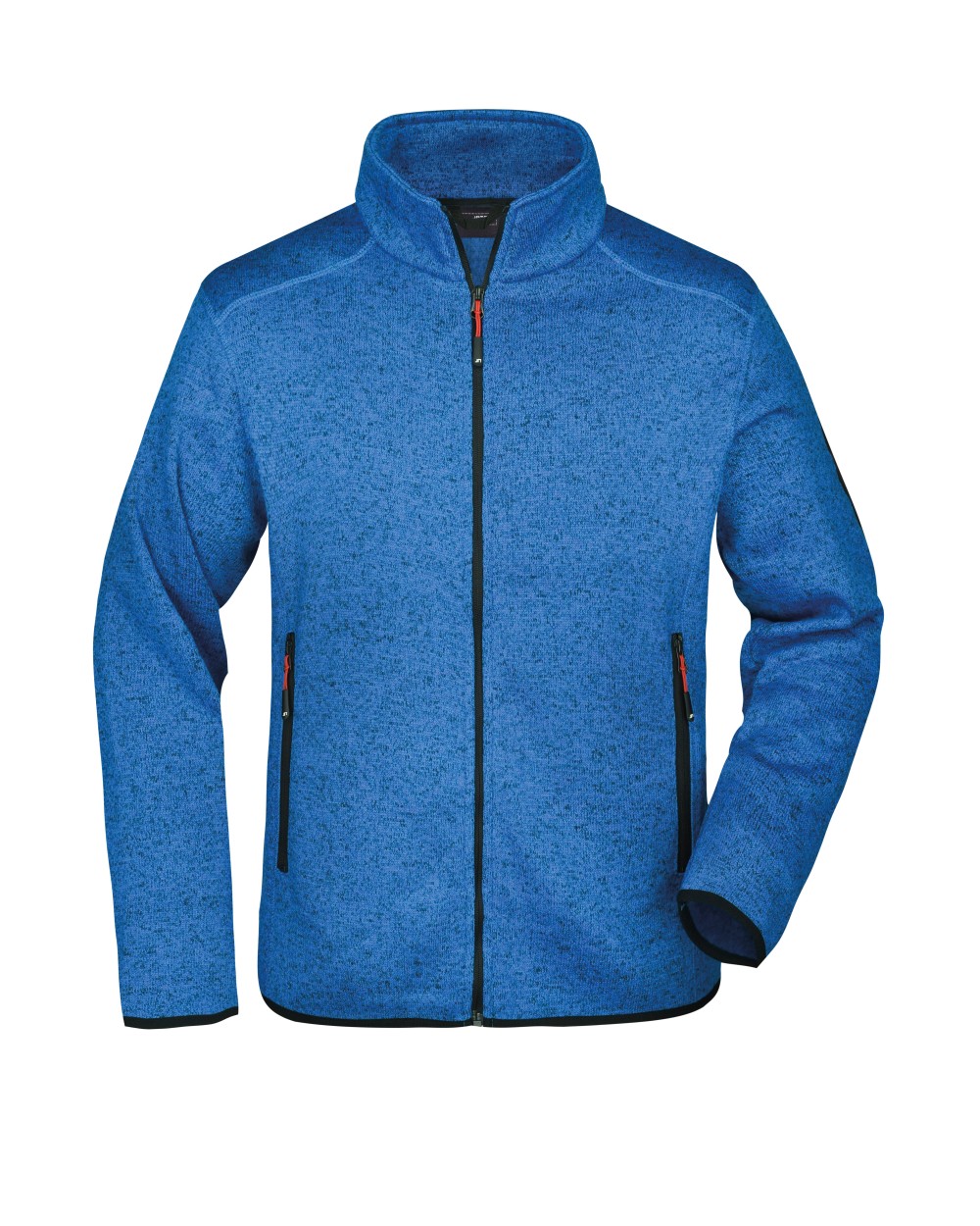Polar Fleeces JAMES & NICHOLSON Men`s Knitted Fleece Jacket voor bedrukking &amp; borduring