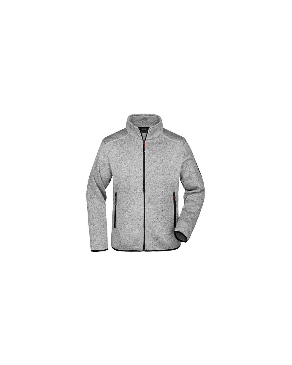 Polar Fleeces JAMES & NICHOLSON Men`s Knitted Fleece Jacket voor bedrukking &amp; borduring