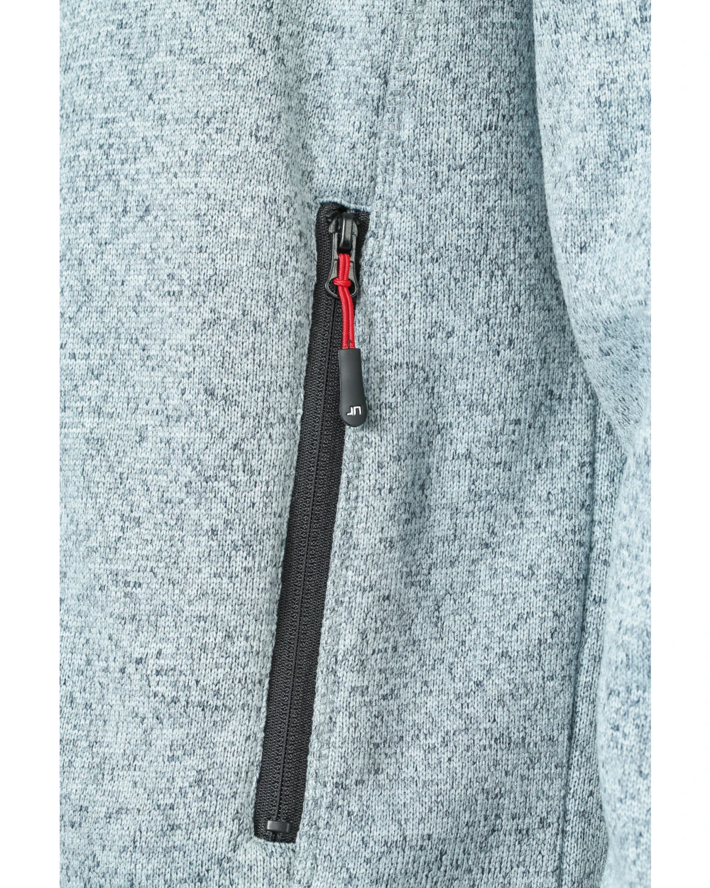 Polar Fleeces JAMES & NICHOLSON Men`s Knitted Fleece Jacket voor bedrukking &amp; borduring