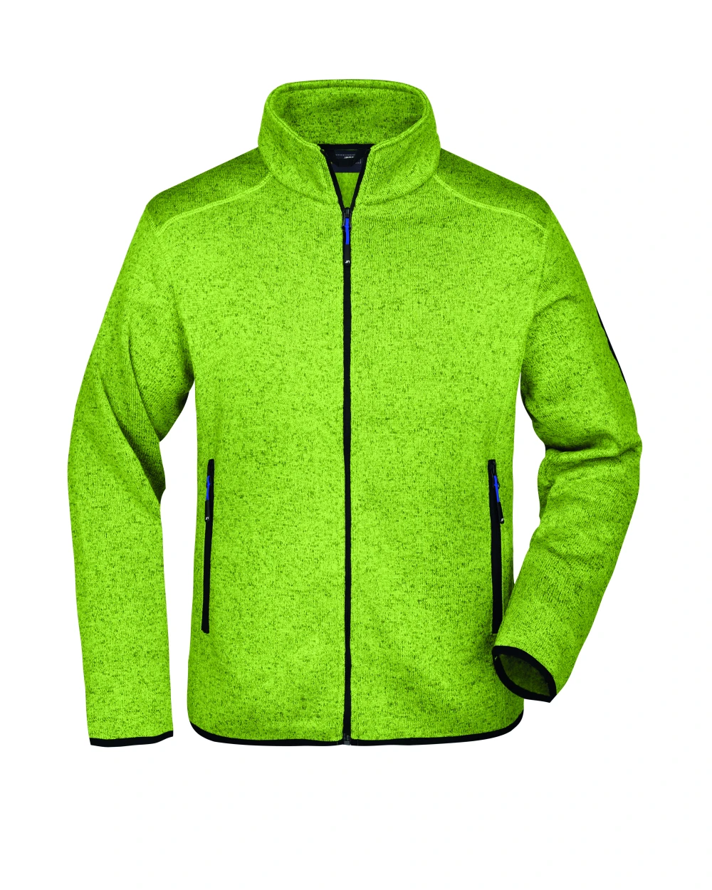 Polar Fleeces JAMES & NICHOLSON Men`s Knitted Fleece Jacket voor bedrukking &amp; borduring