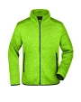 Polar Fleeces JAMES & NICHOLSON Men`s Knitted Fleece Jacket voor bedrukking &amp; borduring