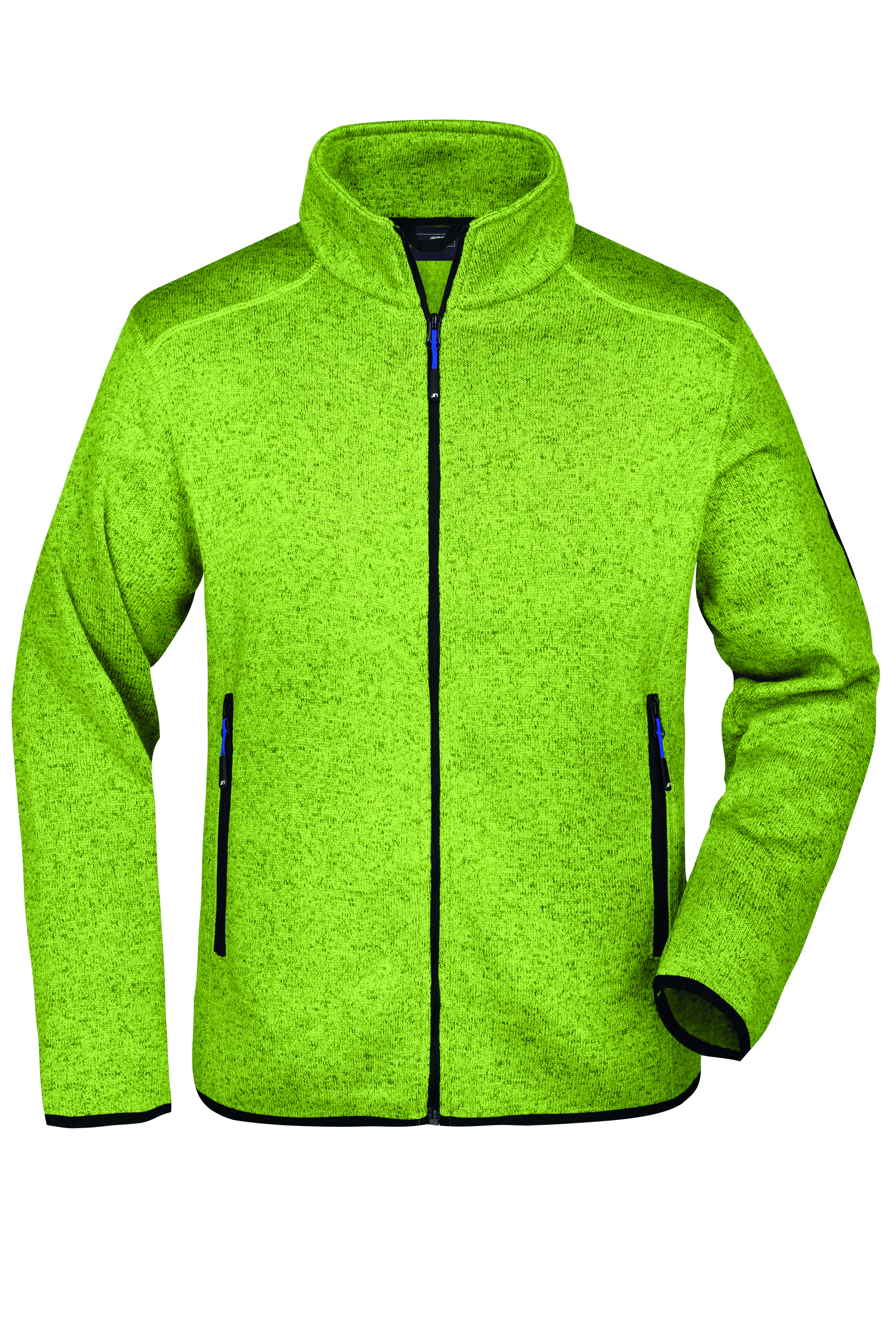 Polar Fleeces JAMES & NICHOLSON Men`s Knitted Fleece Jacket voor bedrukking &amp; borduring