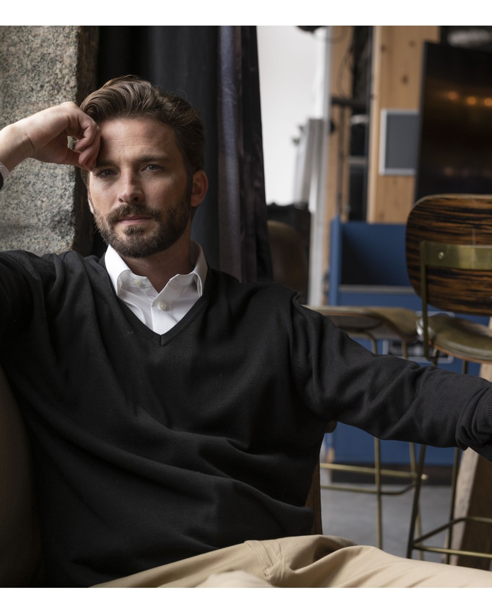 Truien PEN DUICK MENS V NECK voor bedrukking &amp; borduring