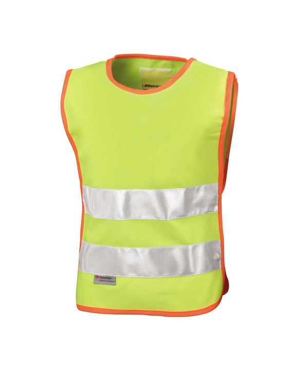 Gilets de sécurité personnalisable RESULT R212J Fluo overgooier kinderen