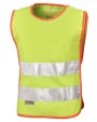 RESULT R212J Fluo overgooier kinderen Warnwesten personalisierbar