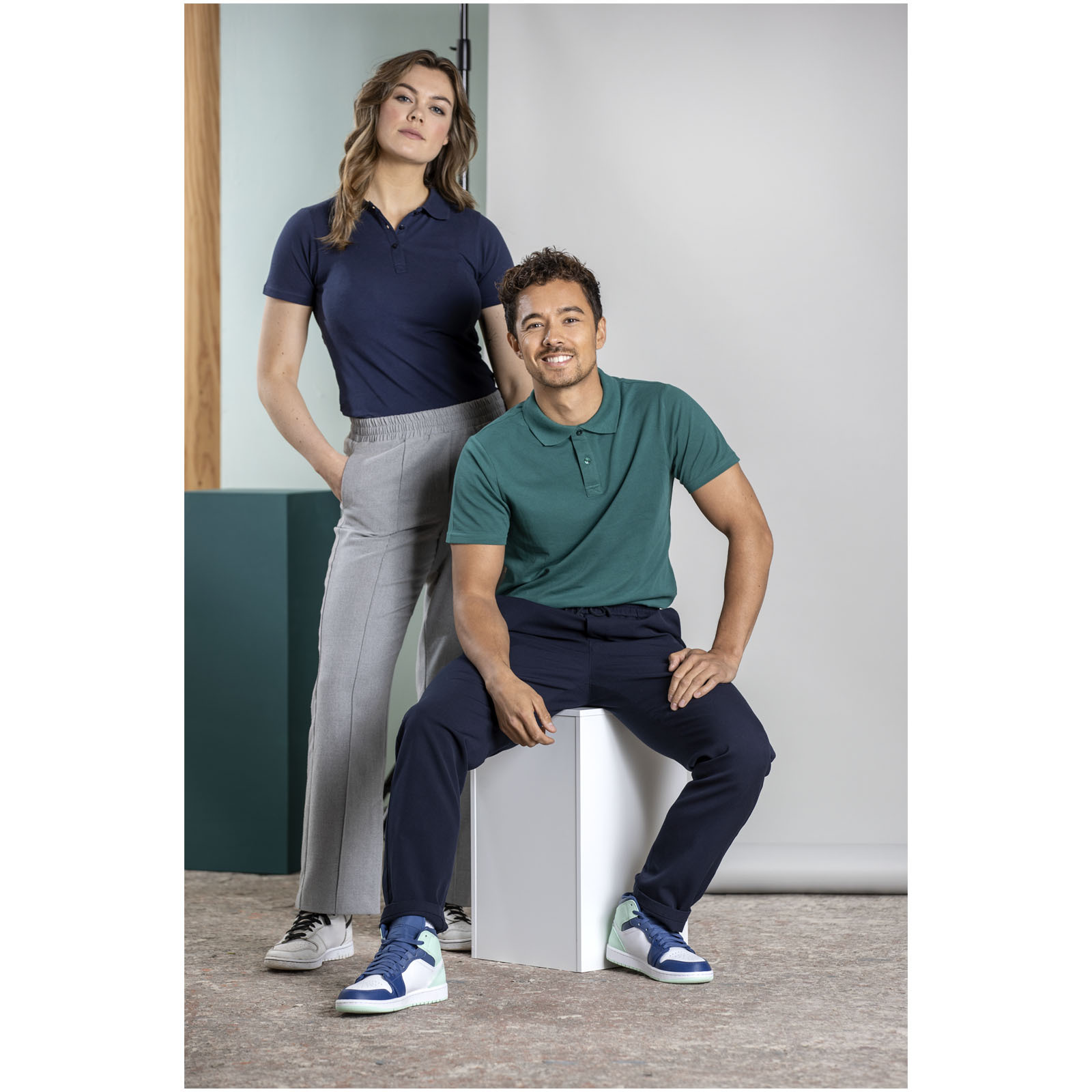 Polos personnalisable ELEVATE Polo manches courtes homme Helios