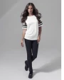 T-Shirts personnalisable BUILD YOUR BRAND Ladies Mesh Stripe