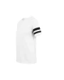 T-shirts BUILD YOUR BRAND Ladies` Mesh Stripe Tee voor bedrukking &amp; borduring