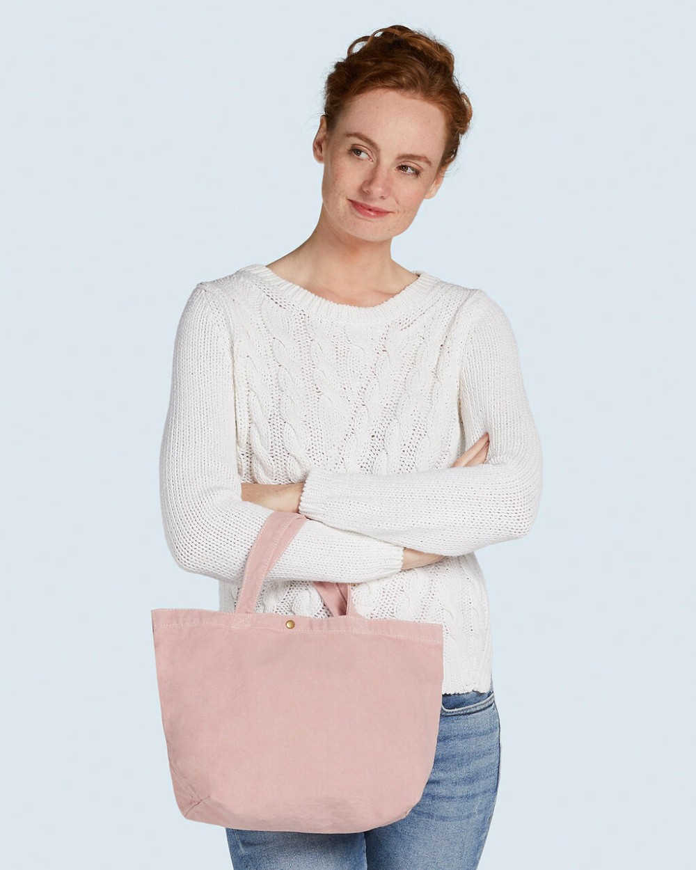 Tassen & Zakken BAGS BY JASSZ Small Canvas Shopper voor bedrukking &amp; borduring