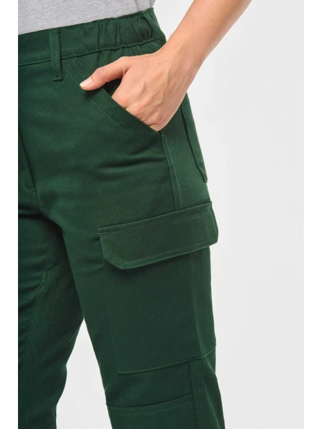 WK. DESIGNED TO WORK Pantalon de travail multipoches femme  personnalisable