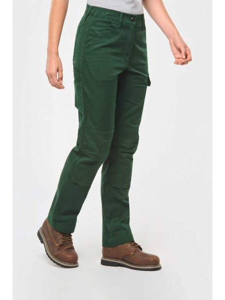 WK. DESIGNED TO WORK Pantalon de travail multipoches femme  personnalisable