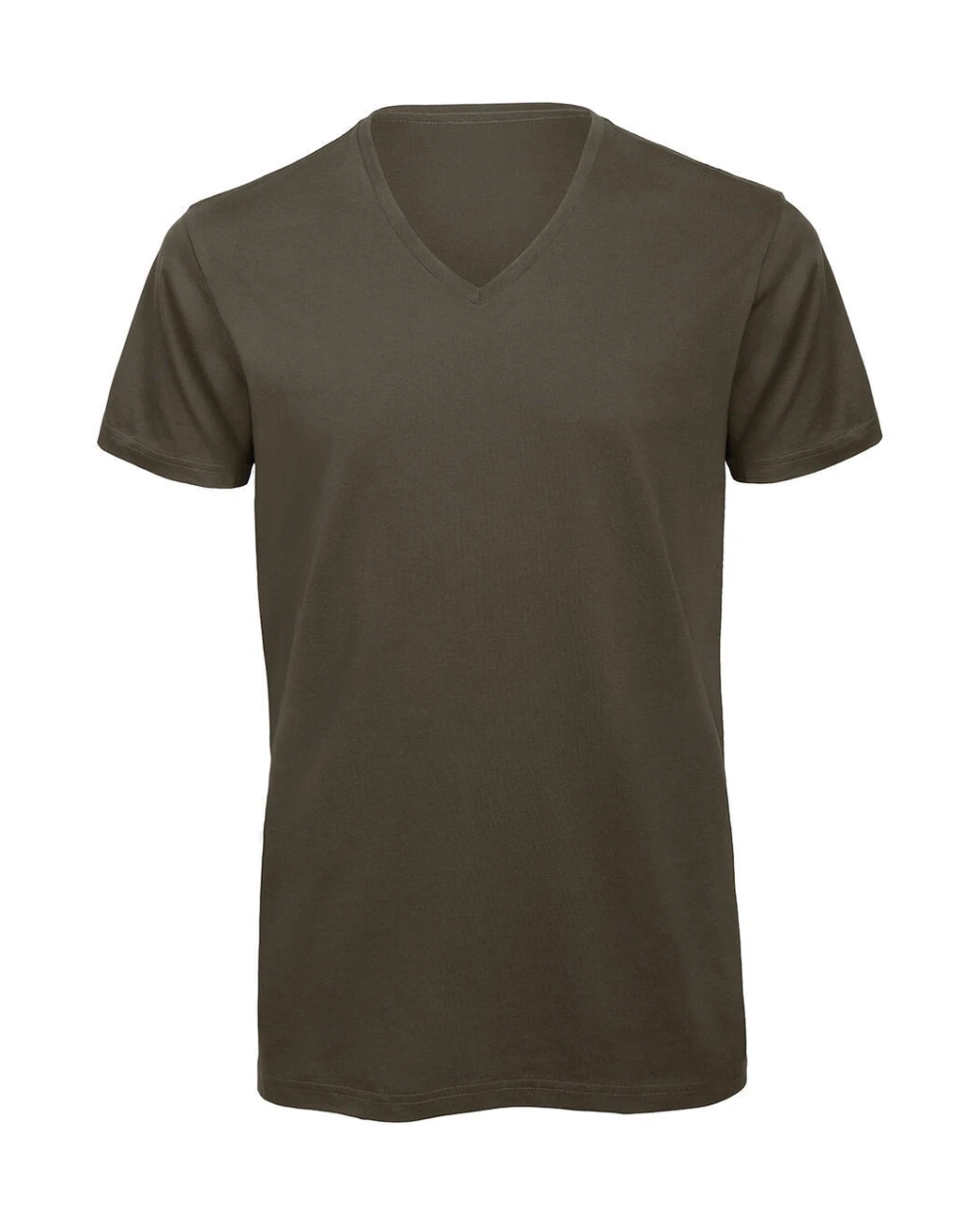 T-shirts B&C Organic Cotton Inspire V-neck T-shirt voor bedrukking &amp; borduring