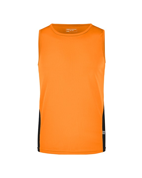 JAMES & NICHOLSON Running Top Homme T-Shirts personalisierbar
