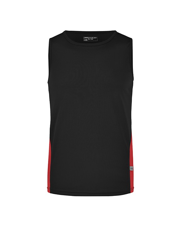 JAMES & NICHOLSON Running Top Homme T-Shirts personalisierbar