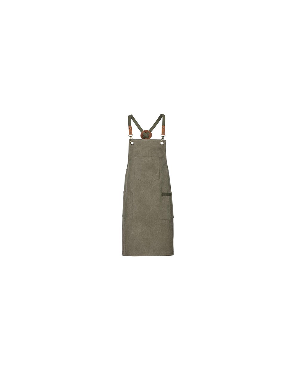 Schorten EXNER Bib Apron Canvas voor bedrukking &amp; borduring
