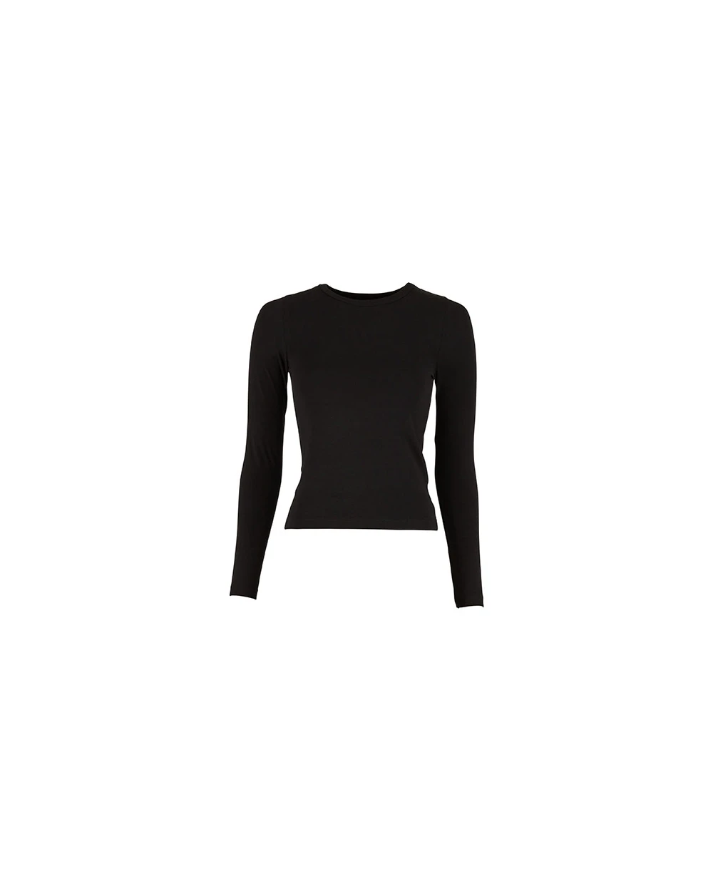 T-shirts BUILD YOUR BRAND Ladies Ultra Slim Longsleeve voor bedrukking &amp; borduring