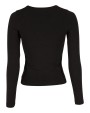BUILD YOUR BRAND Ladies Ultra Slim Longsleeve T-Shirts personalisierbar