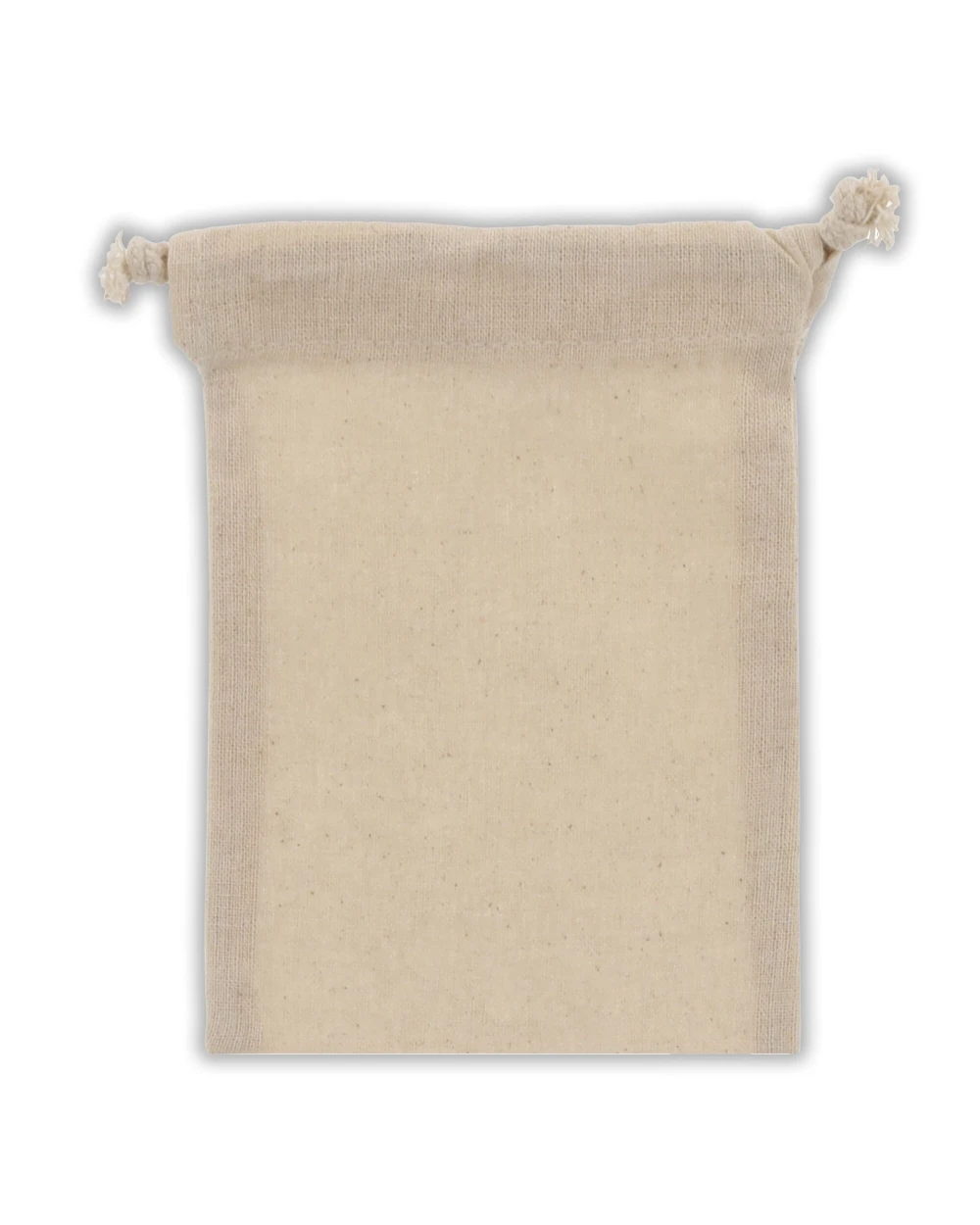 Tassen & Zakken 4DO Geschenkbuidel OEKO-TEX® katoen 140g/m² 10x14cm voor bedrukking &amp; borduring