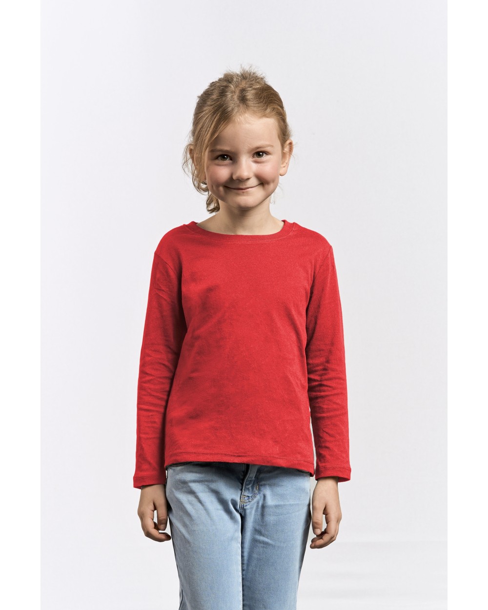 T-shirts PROMODORO Kid´s Premium-T Longsleeve voor bedrukking &amp; borduring