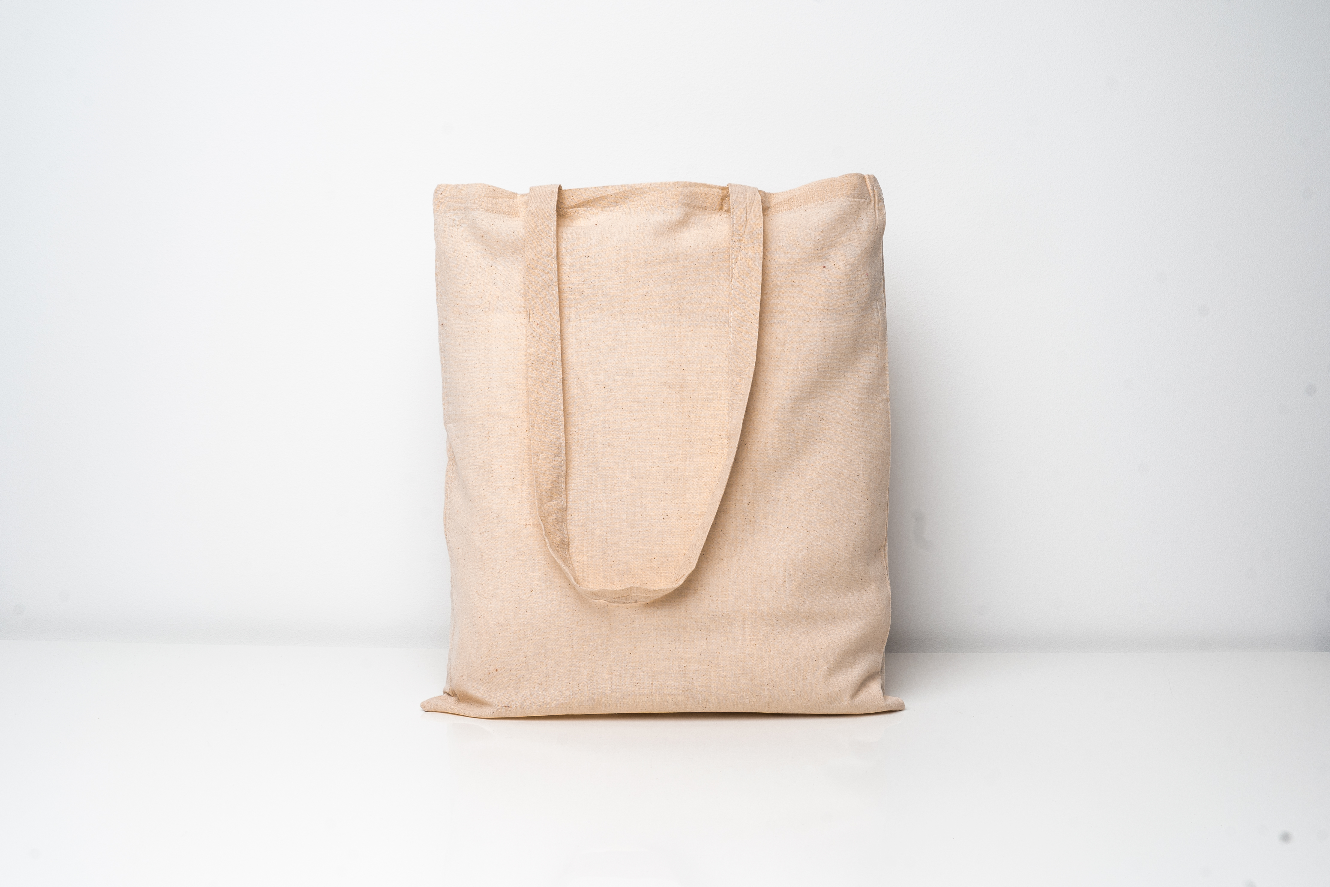 Tote bags PRINTWEAR Cotton Bag BASIC Long Handles voor bedrukking &amp; borduring