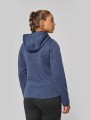 Vestes à personnaliser PROACT Veste à capuche chinée femme 