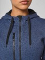 Vestes à personnaliser PROACT Veste à capuche chinée femme 