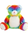 Benodigdheden MUMBLES Regenboogbeer met rits voor bedrukking &amp; borduring