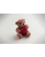 Benodigdheden 4DO Pluche teddybeer met hart voor bedrukking &amp; borduring