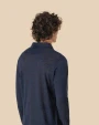 SPASSO Leinen-Polohemd mit langen Ärmeln für Herren Poloshirts personalisierbar