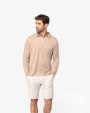 Polos personnalisable SPASSO Polo manches longues en lin homme