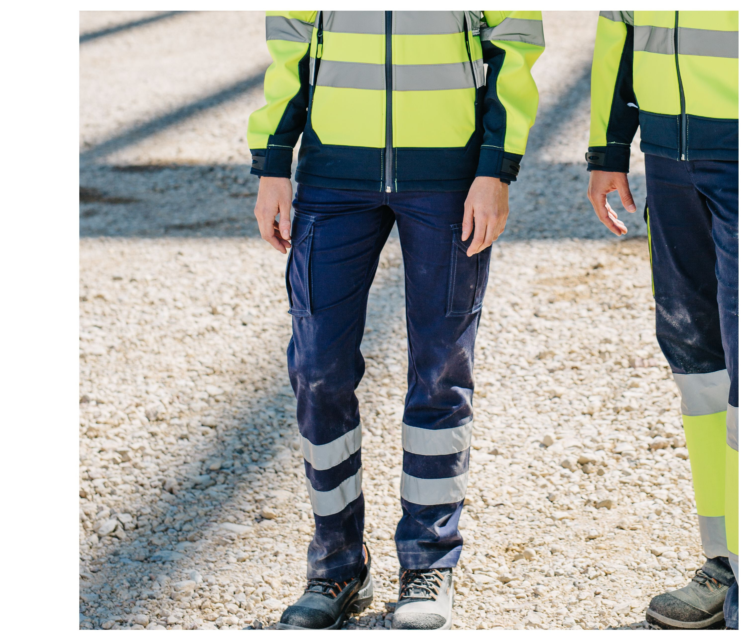 Broeken VELILLA MULTI-POCKET STRETCH TROUSERS WITH REFLECTIVE TAPE voor bedrukking &amp; borduring