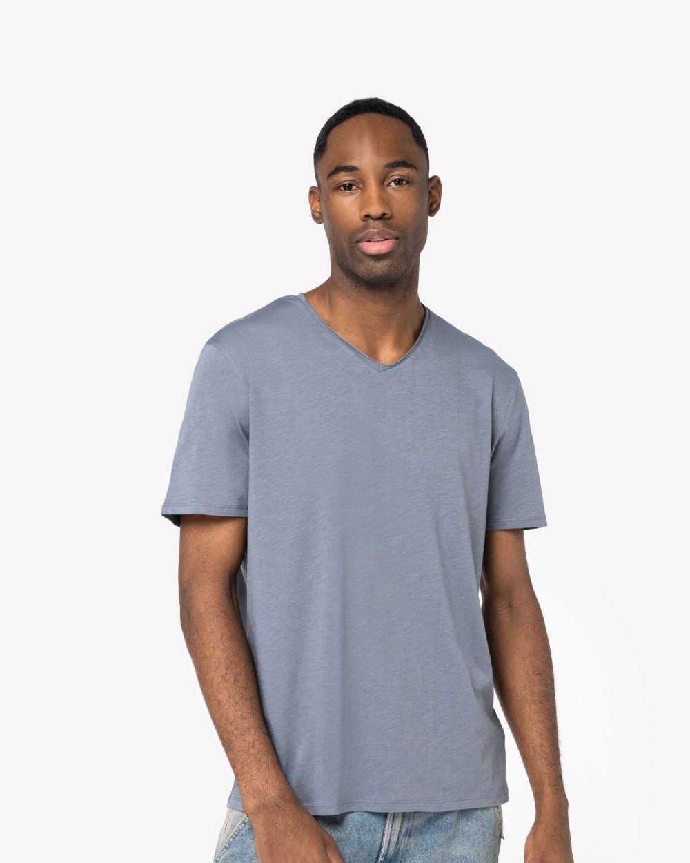 T-Shirts personnalisable NATIVE SPIRIT T-shirt écoresponsable slub bords francs homme