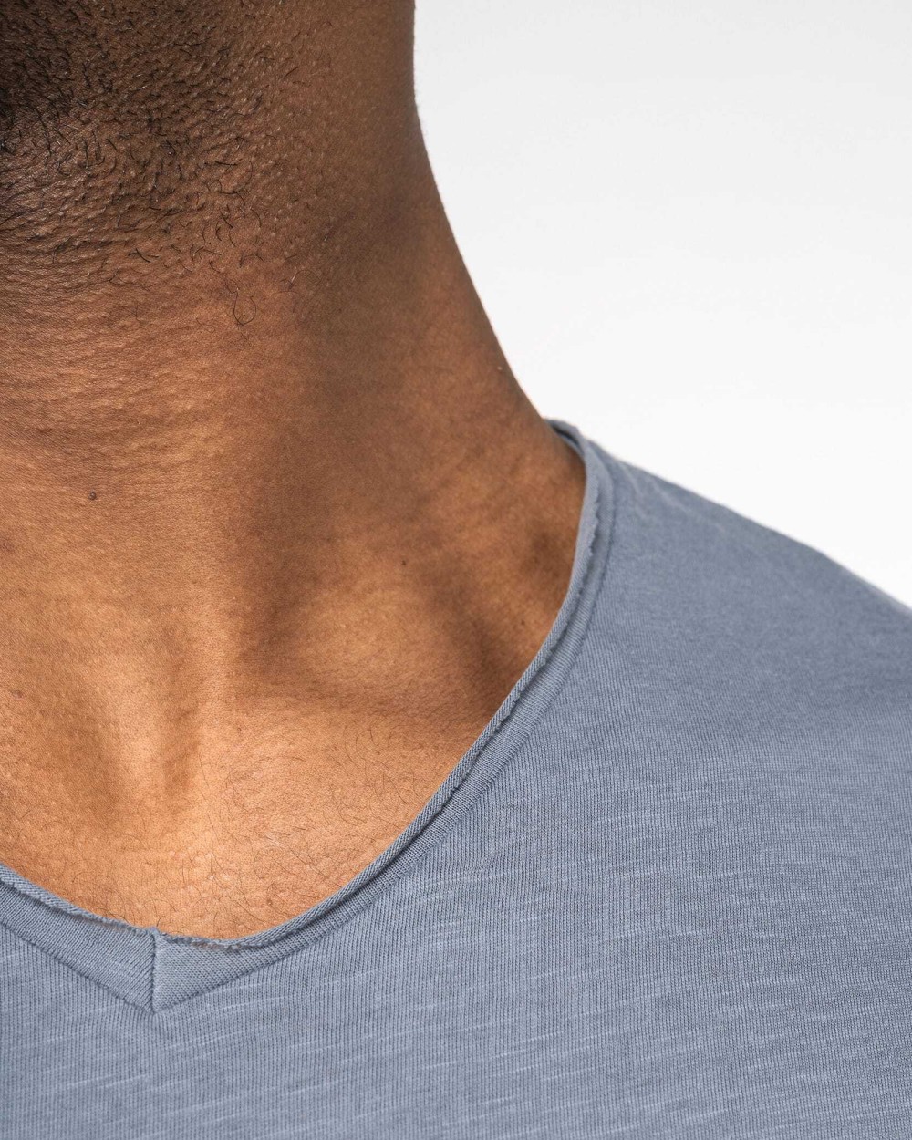 T-shirts NATIVE SPIRIT Ecologisch slub heren-T-shirt onafgewerkte randen voor bedrukking &amp; borduring