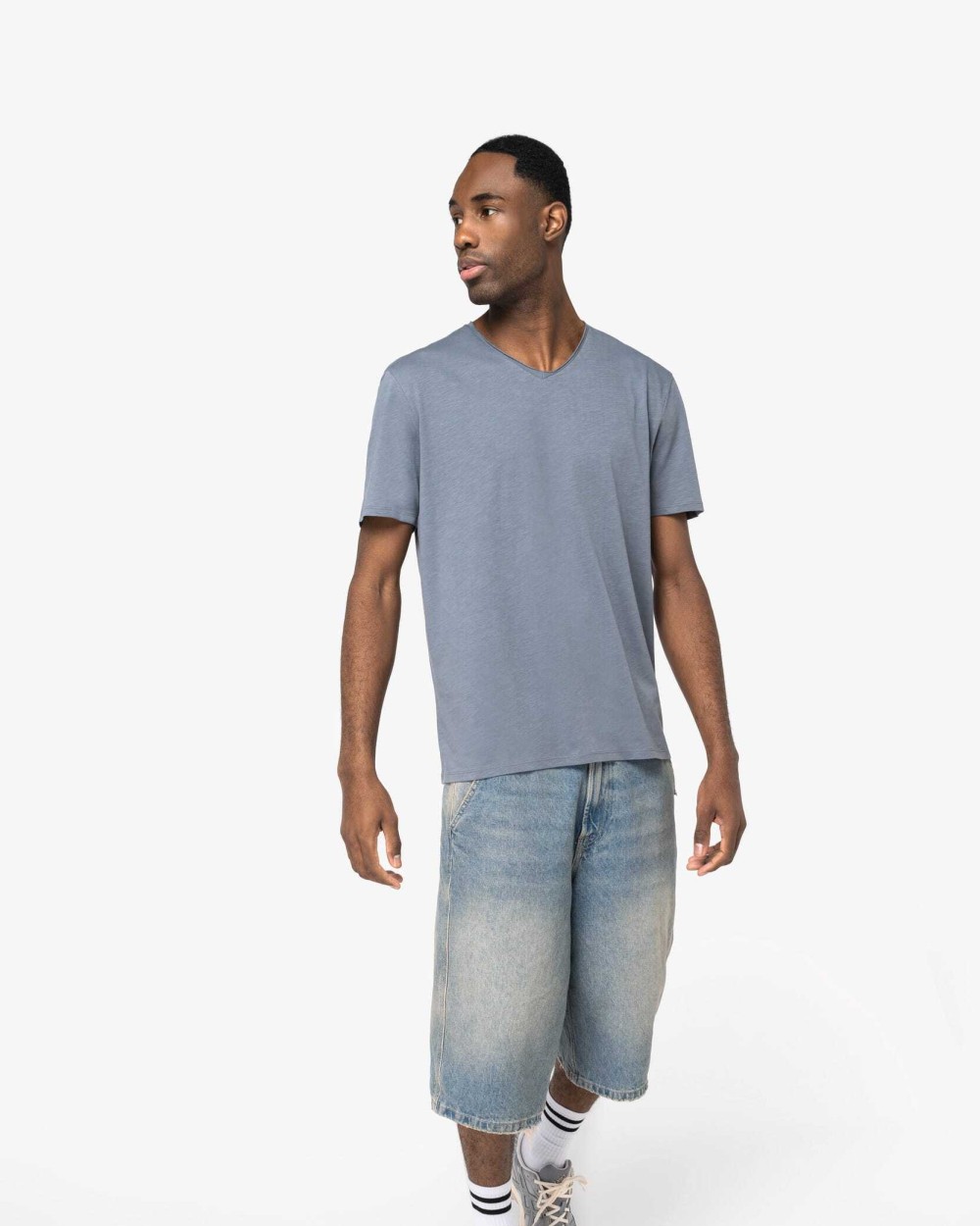 T-Shirts personnalisable NATIVE SPIRIT T-shirt écoresponsable slub bords francs homme