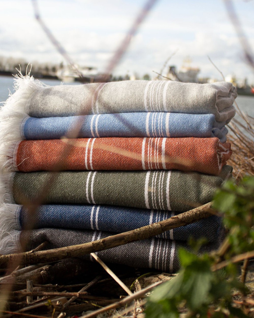 Produits éponges personnalisable THE ONE TOWELLING RECYCLED HAMAM TOWEL
