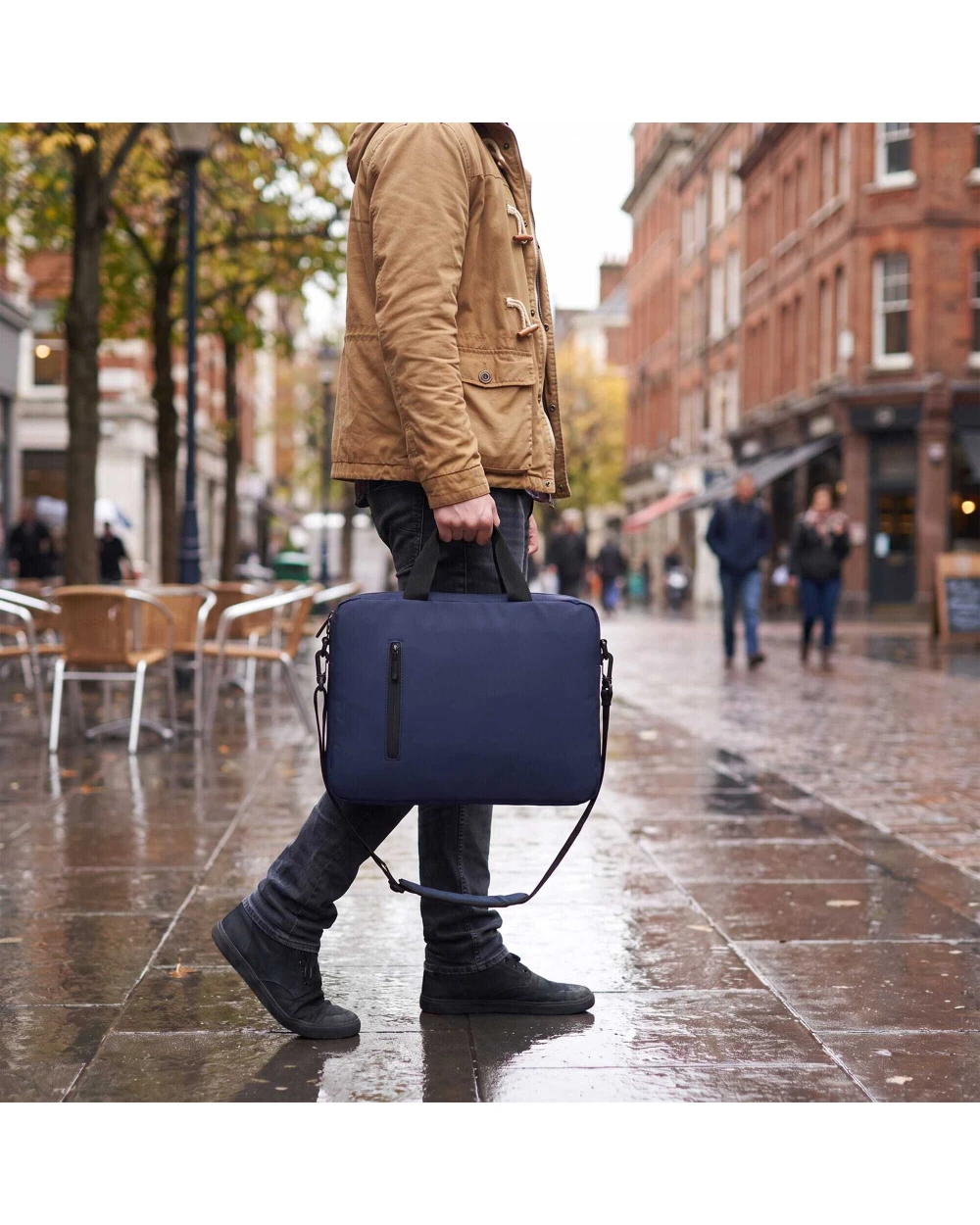 Sacs & Bagagerie personnalisable 4DO Sacoche pour ordinateur portable PU SoMa 28 x 38 x 5 cm